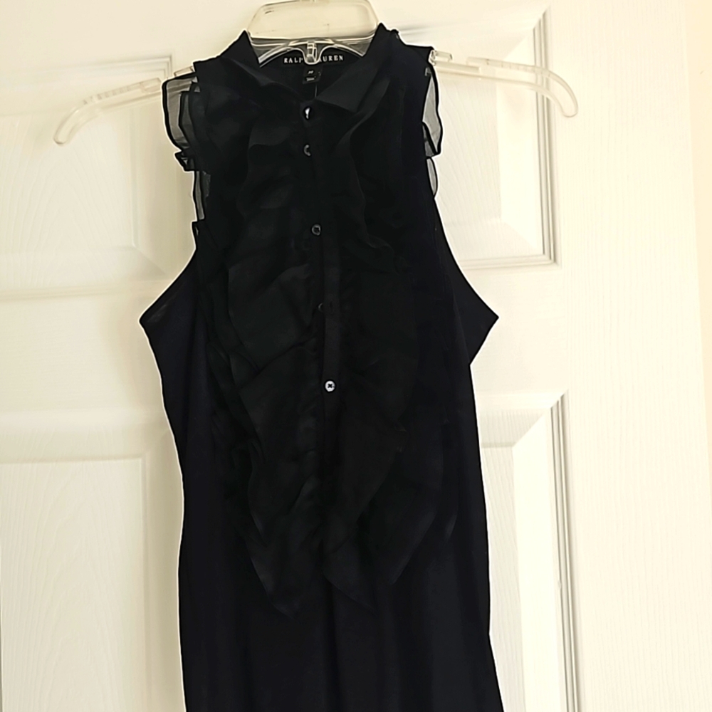 Ralph Lauren XS black sleeveless top